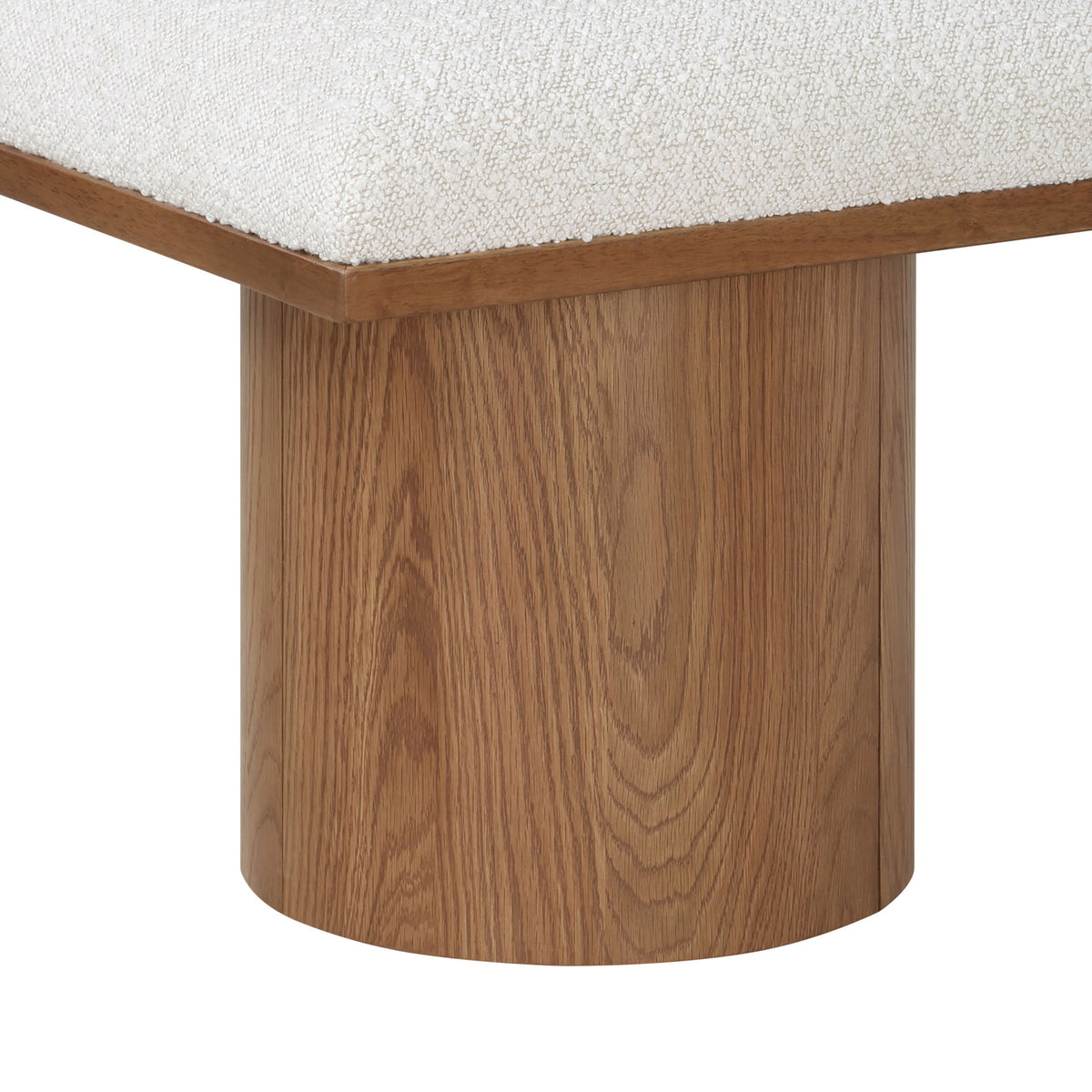 Pavilion - 4 Piece Modular Bench With Brown Base