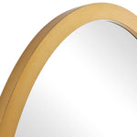 Elstree - Oval Mirror - Antique Brass
