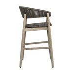 Dermott - Outdoor Counter Stool - Brown / Dark Gray