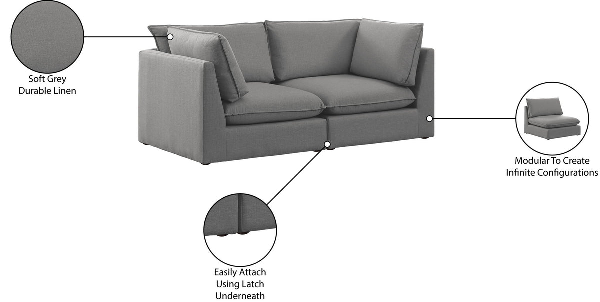 Mackenzie - Modular Sofa 2 Seats