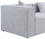 Cube - Linen 6 Piece Modular Armless Sectional