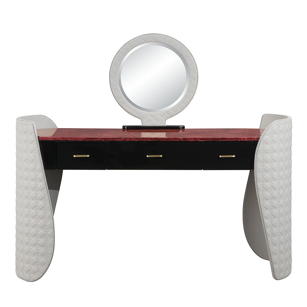 Jamonica - Vanity Desk - Gray & Dark Brown