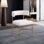 Rivage - Durable Dining Chair With Gold Frame (Set of 2)