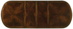 Leesburg - Leg Table With Two 18" Leaves - Dark Brown