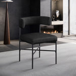 Rivage - Durable Dining Chair With Black Frame (Set of 2)