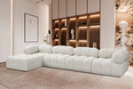 Ames - 5 Piece Fabric Modular Sectional