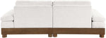 Turin - Chenille Fabric Upholstered Modular Sectional - Cream