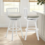 Harper - 26" Amber Glow Counter Height Rubberwood Swivel Barstool