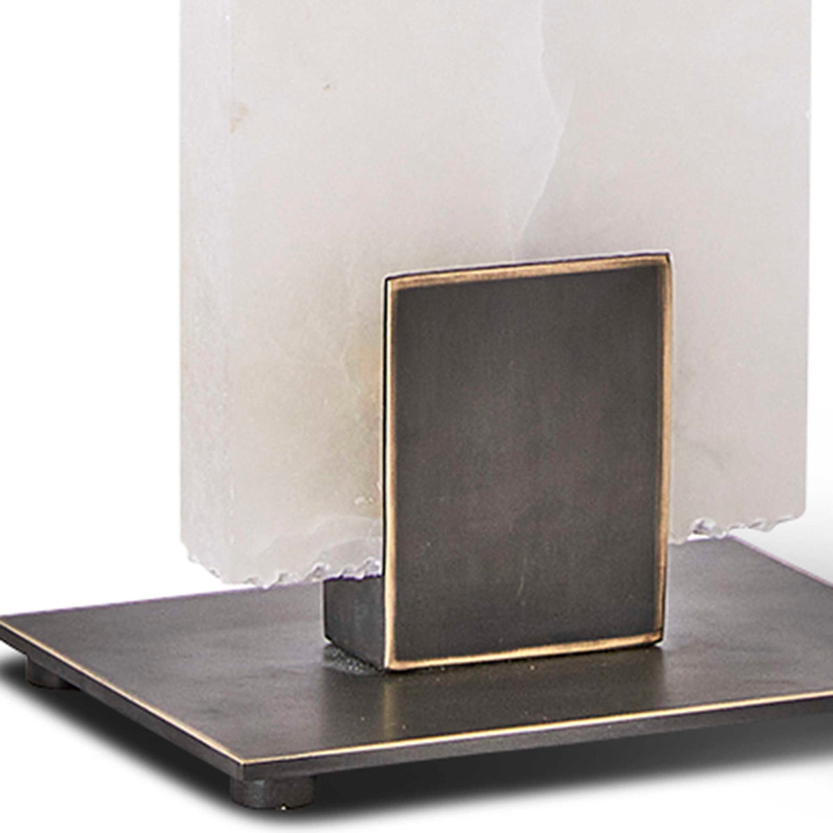 Clamp - Table Lamp - Bronze / White