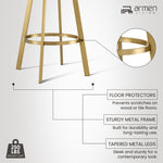 Chelsea - Swivel Fabric Stool