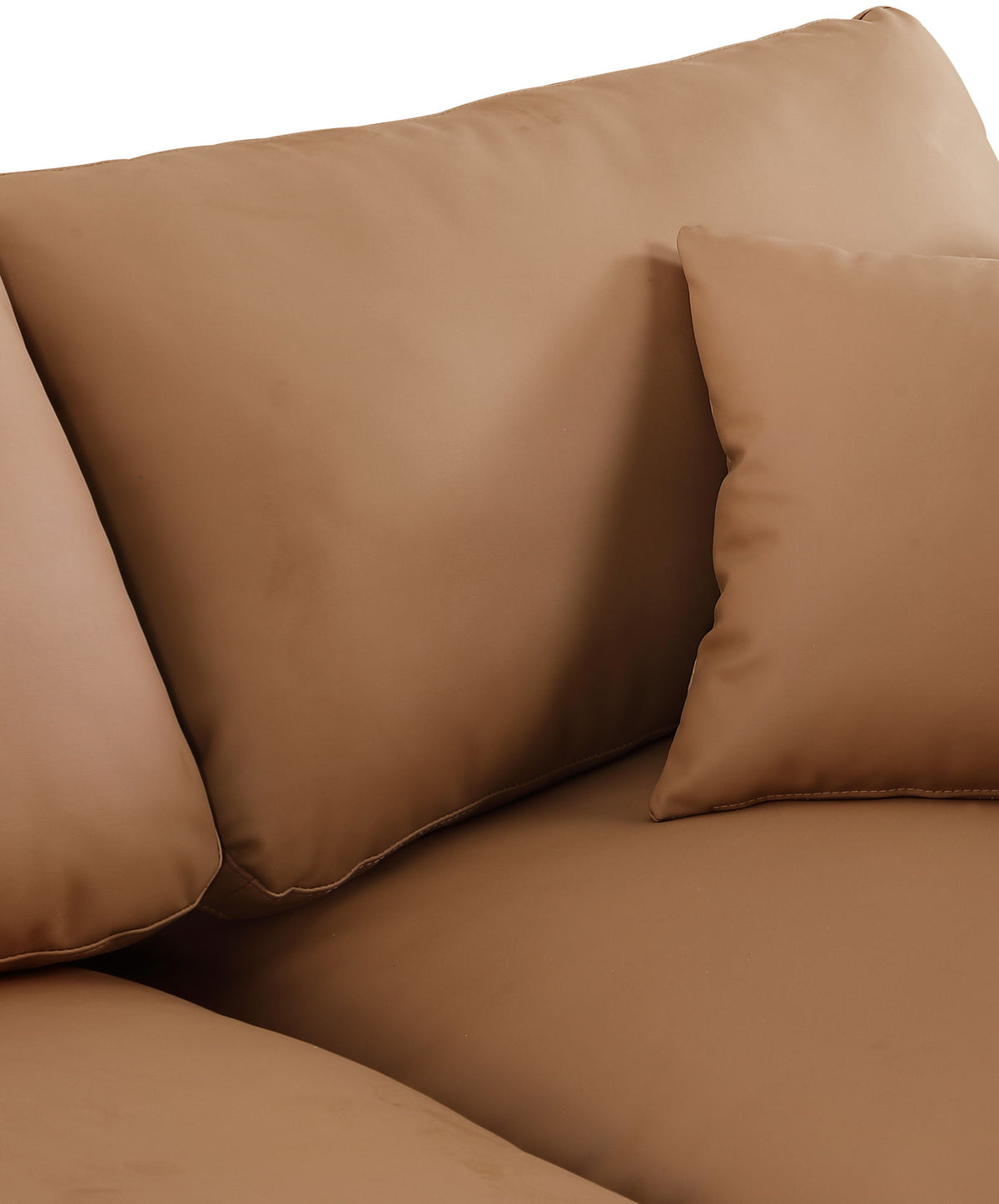 Comfy - Faux Leather Modular Armless Sofa 2 Seats
