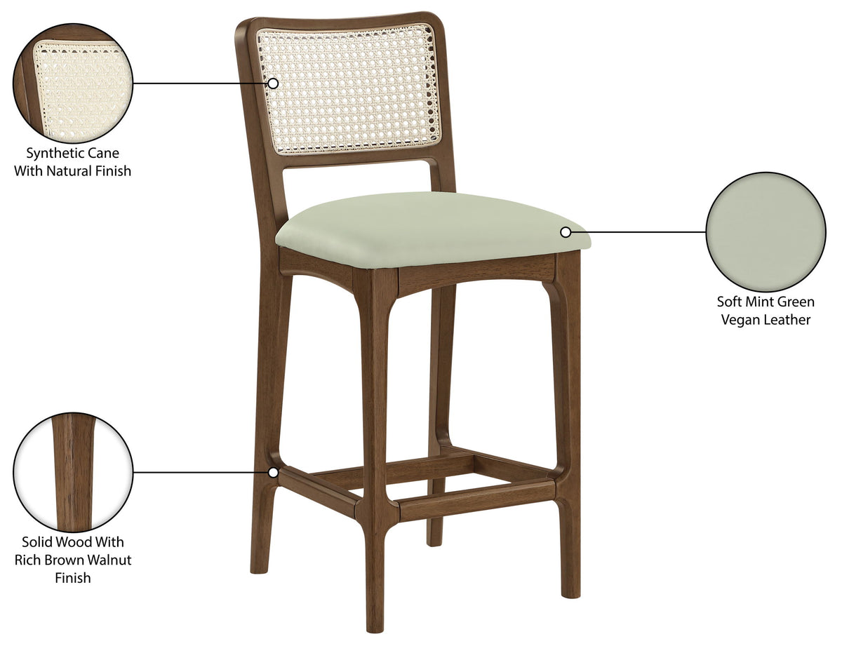 Atrium - Counter Stool With Brushed Brown Base (Set of 2)
