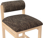 Roundhill - Fabric Counter Stool - Natural Frame