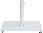 Fiji - Aluminum Patio Umbrella With Square White And Black Base