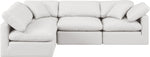 Indulge - Faux Leather 4 Piece Modular Sectional
