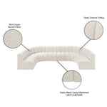 Arc - Boucle Fabric 8 Piece Modular Sofa