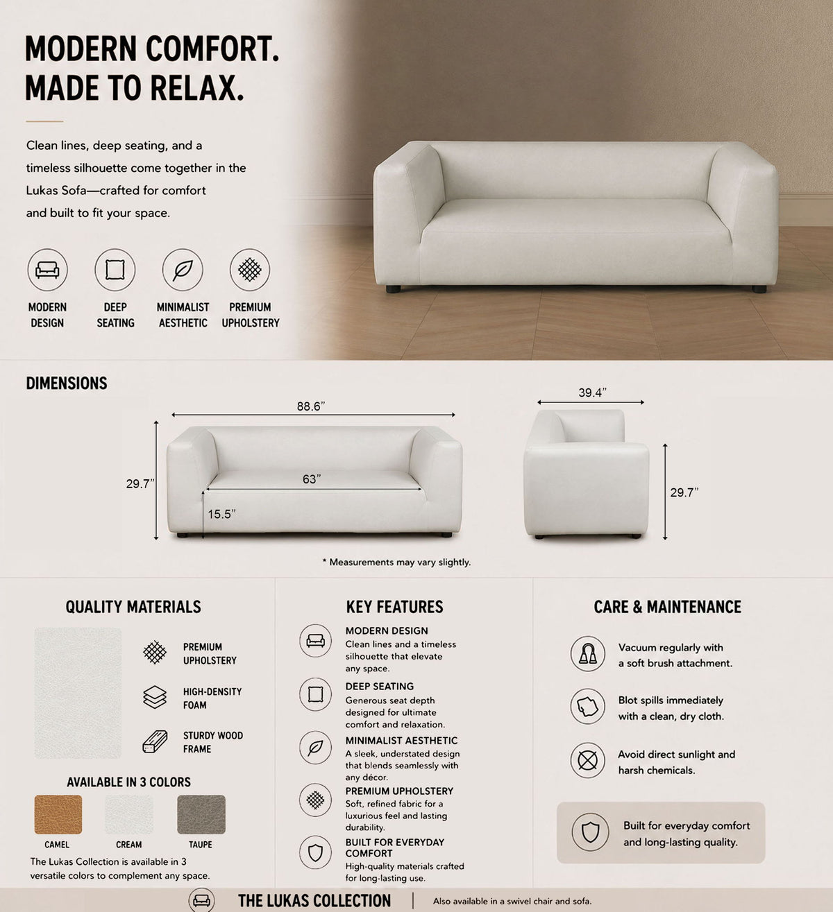 Manhattan Lukas - Sofa