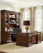 Leesburg - Executive Desk - Dark Brown