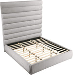 Adam - Boucle Fabric Bed With 89" Headboard
