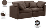 Indulge - Velvet 2 Seat Modular Sofa