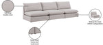 Mackenzie - Modular Sofa Armless - 3 Seats