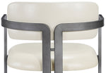 Aurum - Vegan Leather Upholstered Counter Stool With Gray Base