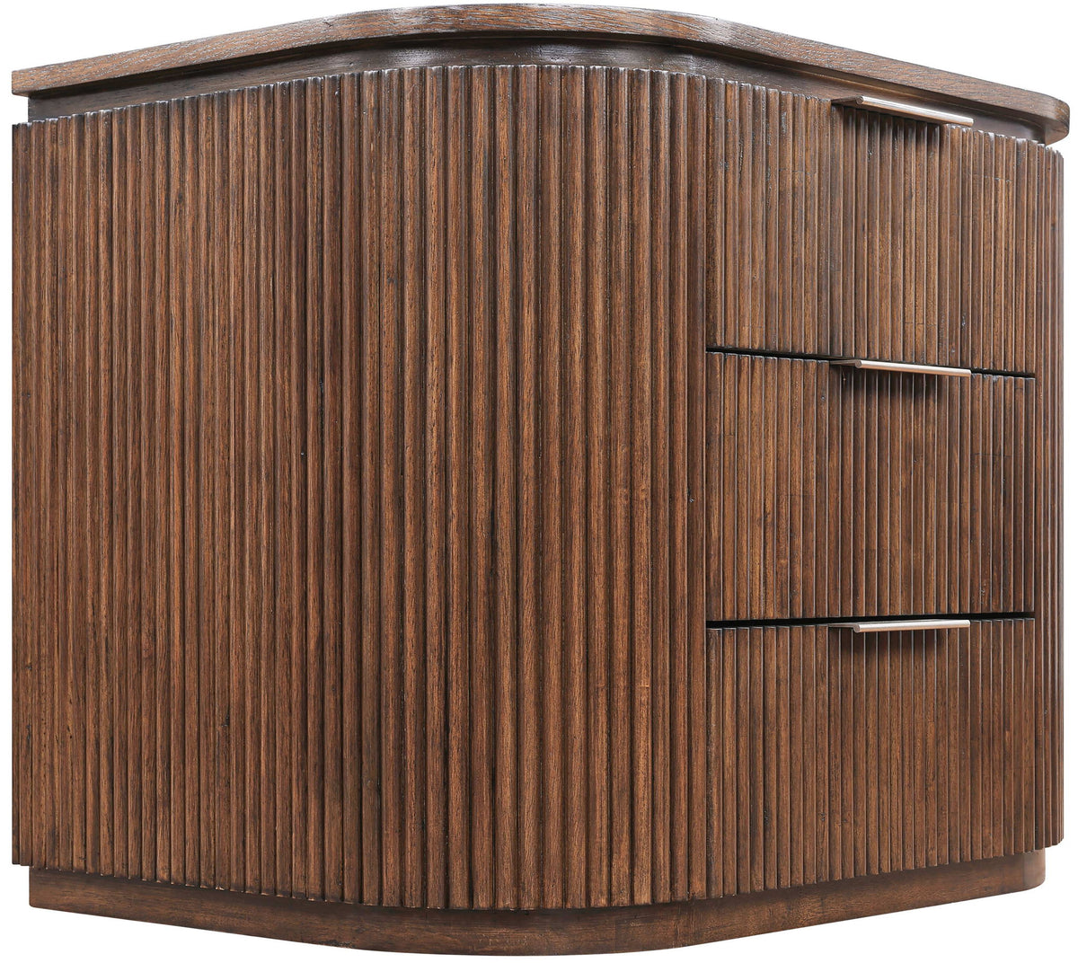 Astrid - Solid Wood And Oak Veneer Nightstand