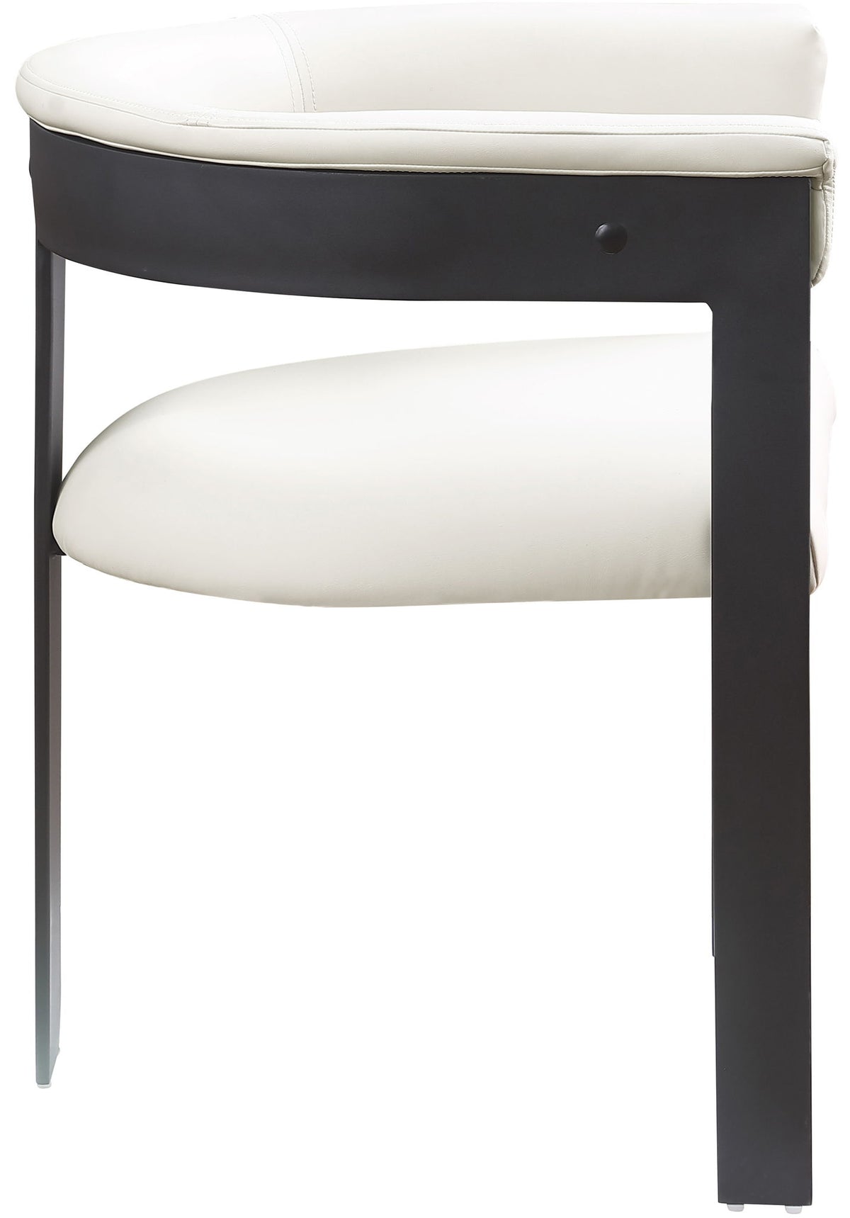 Romeo - Faux Leather Dining Chair With Black Base (Set of 2)