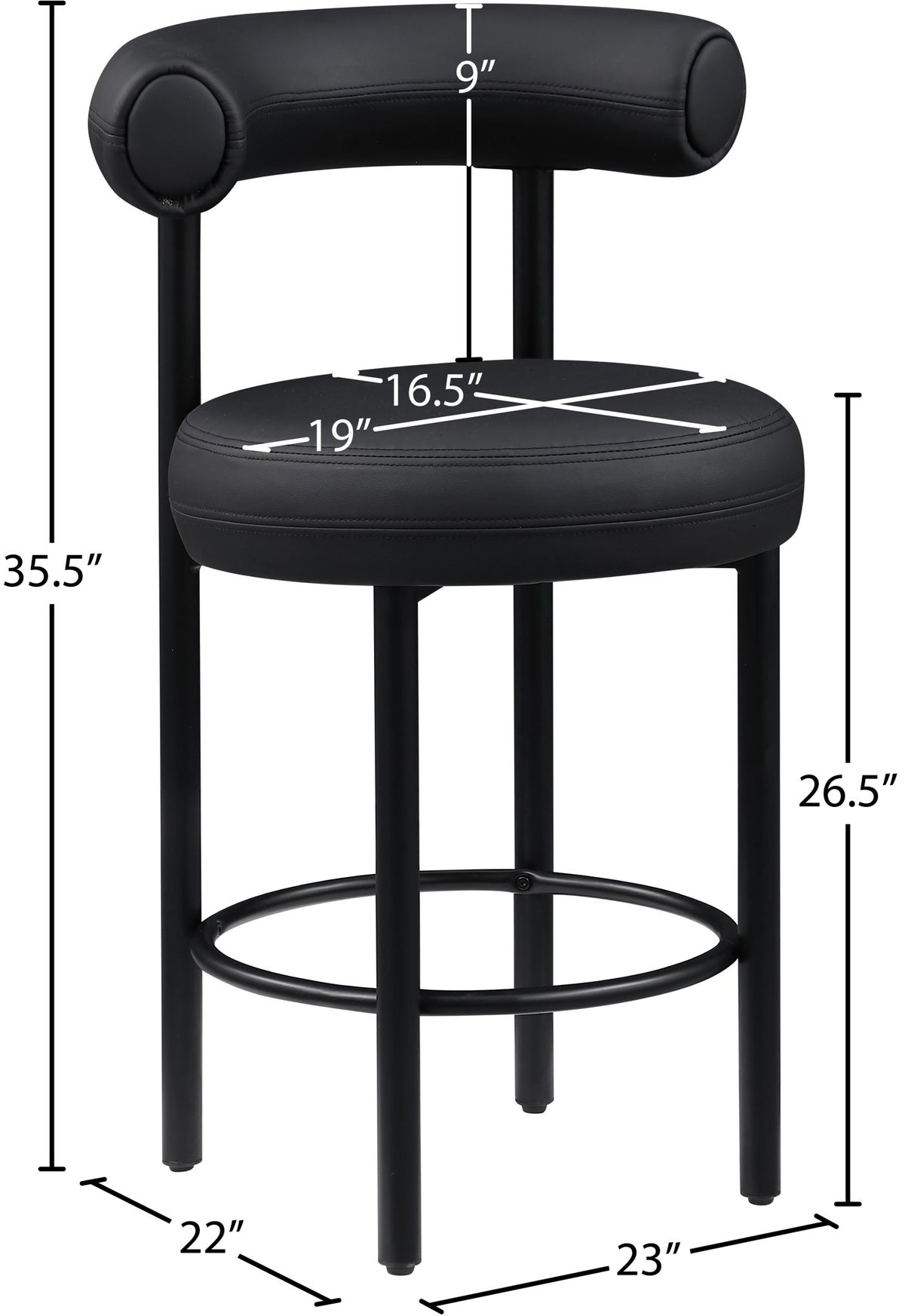 Bordeaux - Counter Stool (Set of 2)