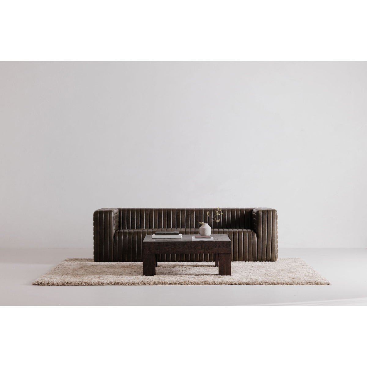 Evander - Coffee Table - Rustic Brown