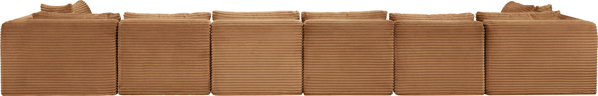 Shaggy - Fabric 8 Piece Modular U-Shaped Armless Sectional