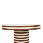 Lyra - Striped Cotton Jute Contract-Grade Table