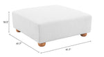 Tayte - Ottoman - White