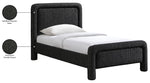 Baylor - Fabric With Interwoven Chenille Upholstered Bed