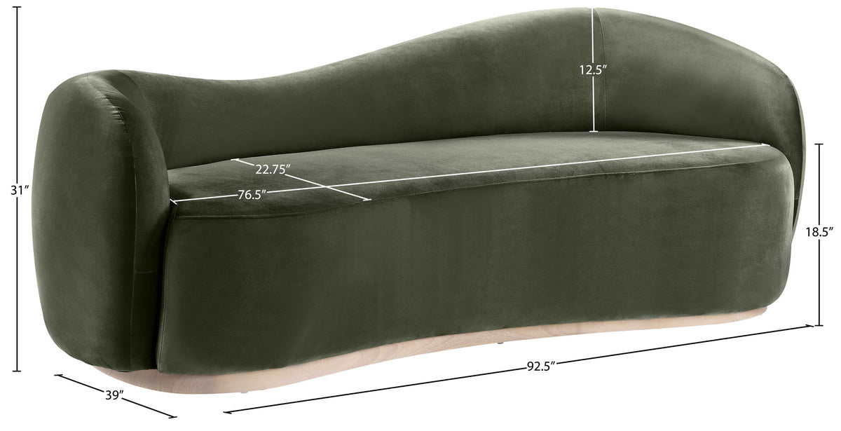 Gustavo - Velvet Upholstered Sofa