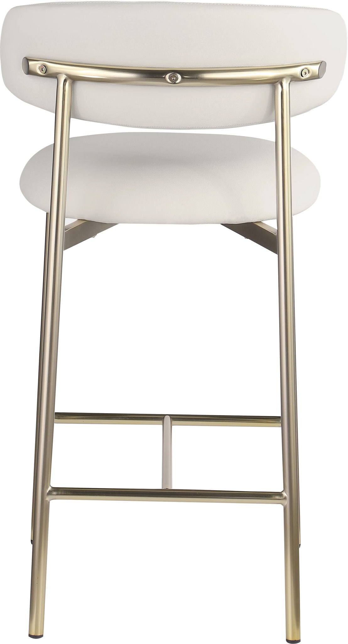 Lupita - Counter Stool With Brushed Gold Frame (Set of 2)
