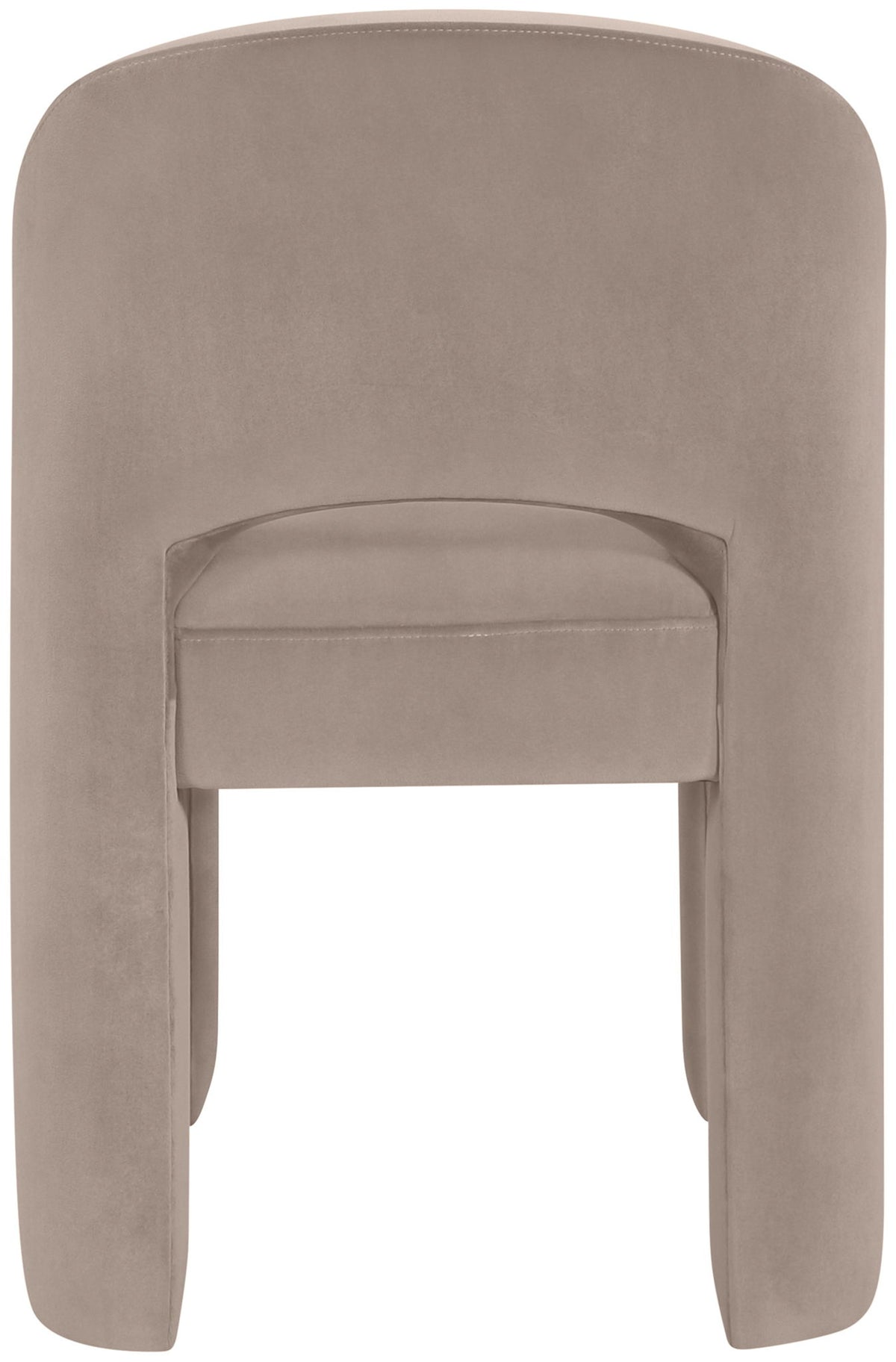 Celine - Velvet Performance Fabric Upholstered Dining Chair (Set of 2) - Taupe