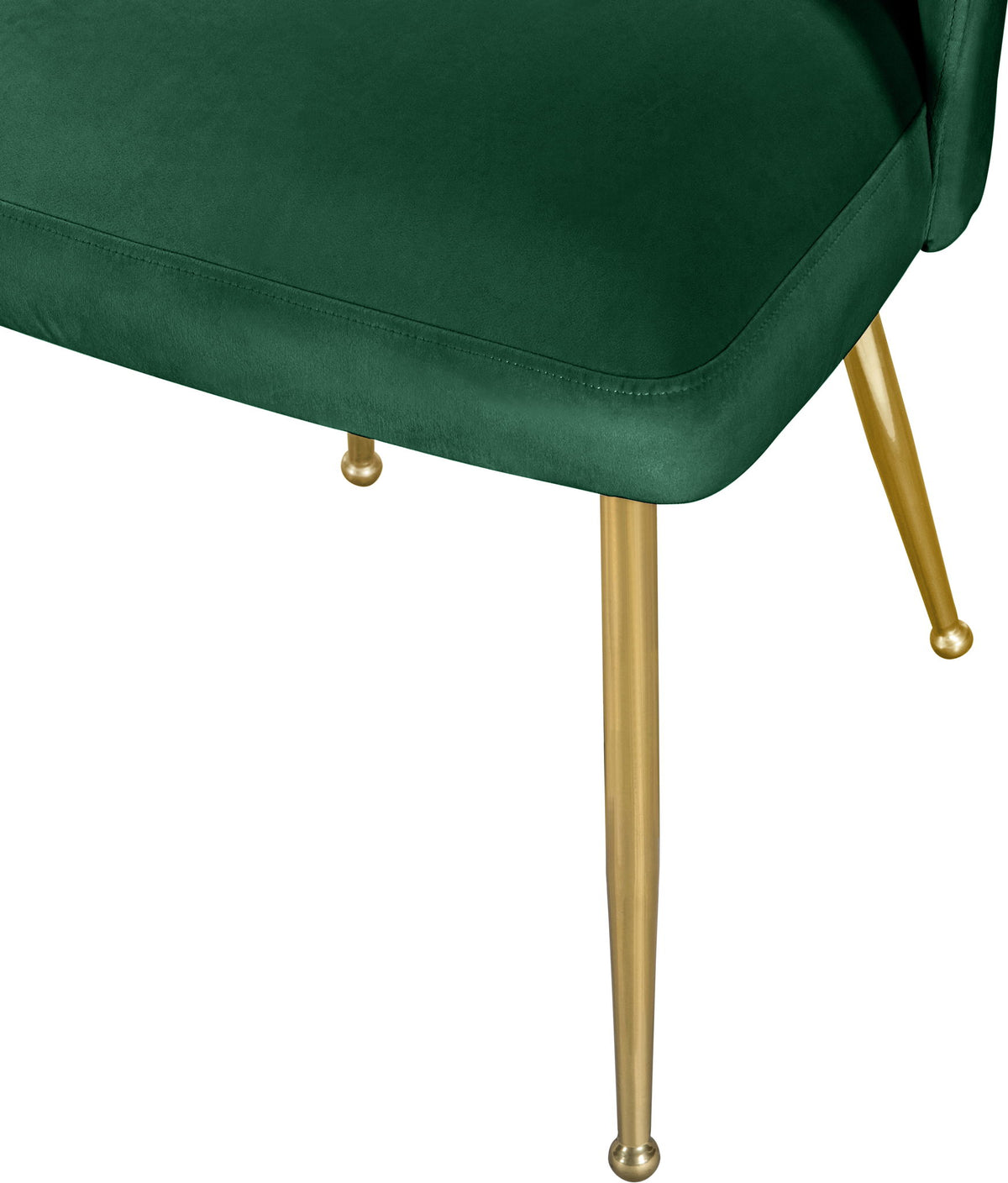 Logan - Dining Chair (Set of 2) - Gold Legs