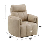 Elison - Motion Glider Recliner With Swivel
