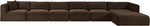 Shaggy - 6 Piece Modular Sectional With Chaise