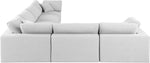 Comfy - 6 Piece Linen Modular Corner Sectional