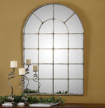 Barwell Arch - Window Mirror - Pearl Silver