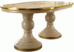 Aida - Dining Table - Ivory / Gold