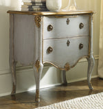 Home Accent - French 2-Drawer Chest - Silver