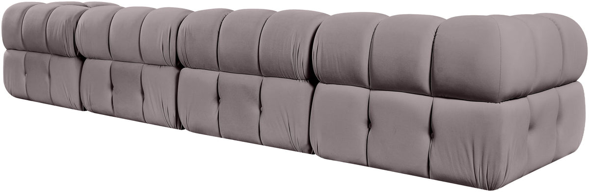 Orin - Fabric Velvet 4 Piece Modular Sofa