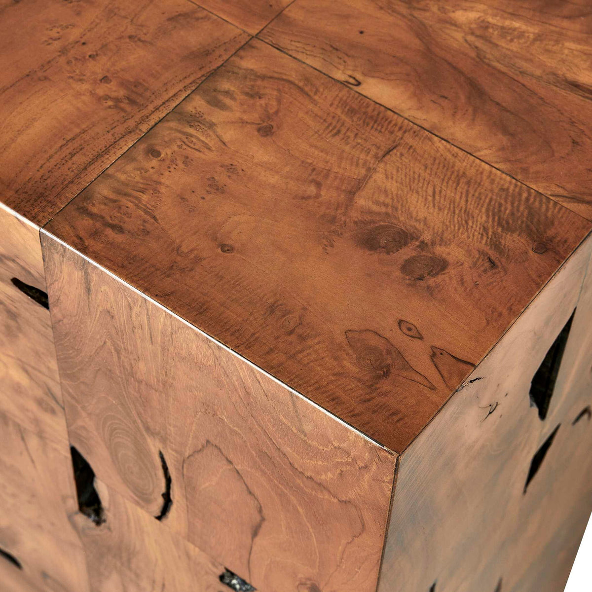 Teak Tac Toe - Console Table