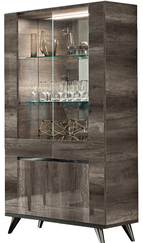 Medea - 2 Door China - Dark Brown