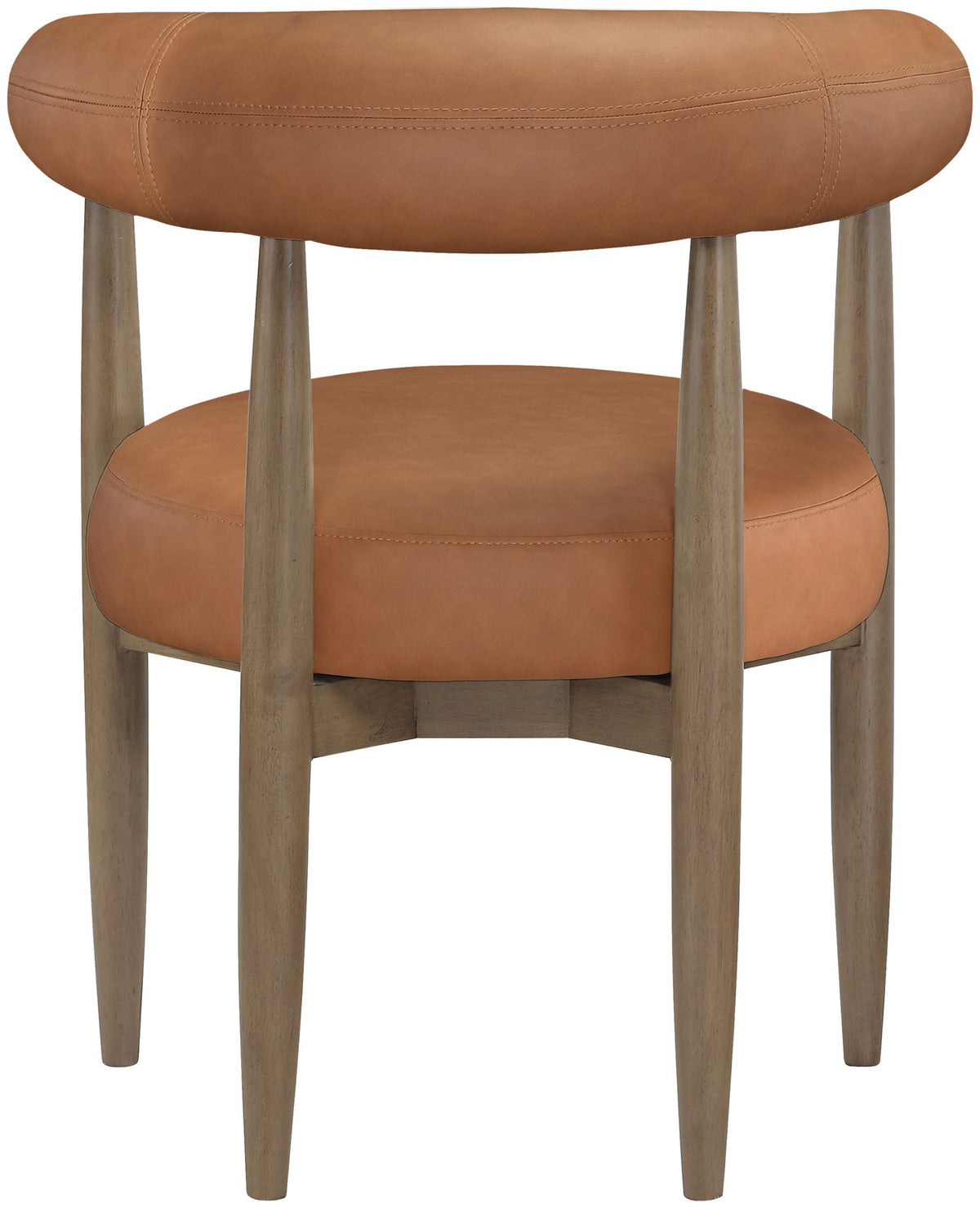 Sable - Vegan Leather Upholstered Dining Chair (Set of 2) - Brown Base