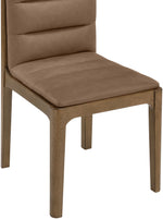 Ellis - Vegan Leather Upholstered Dining Chair (Set of 2) - Brown Base