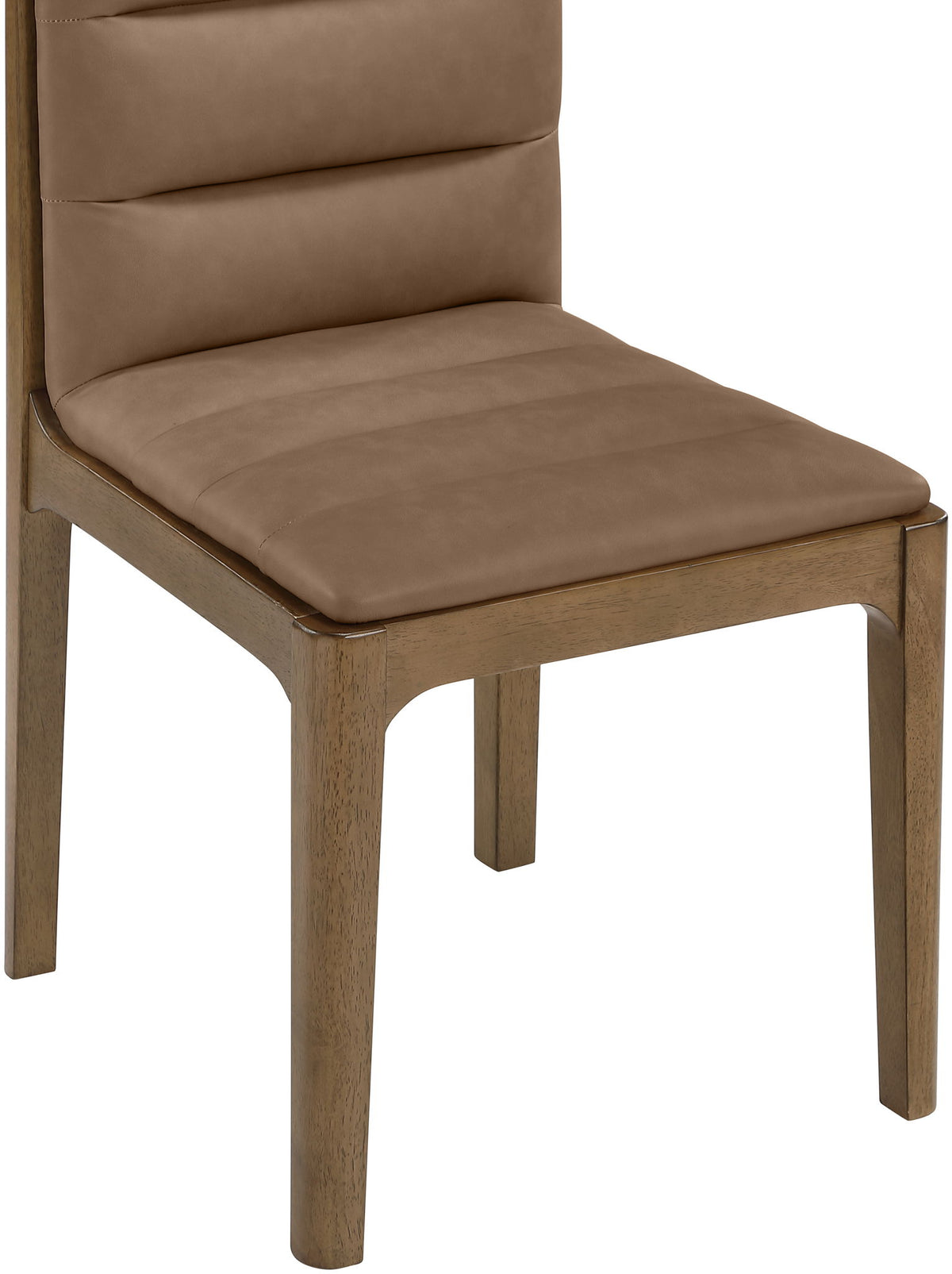 Ellis - Vegan Leather Upholstered Dining Chair (Set of 2) - Brown Base